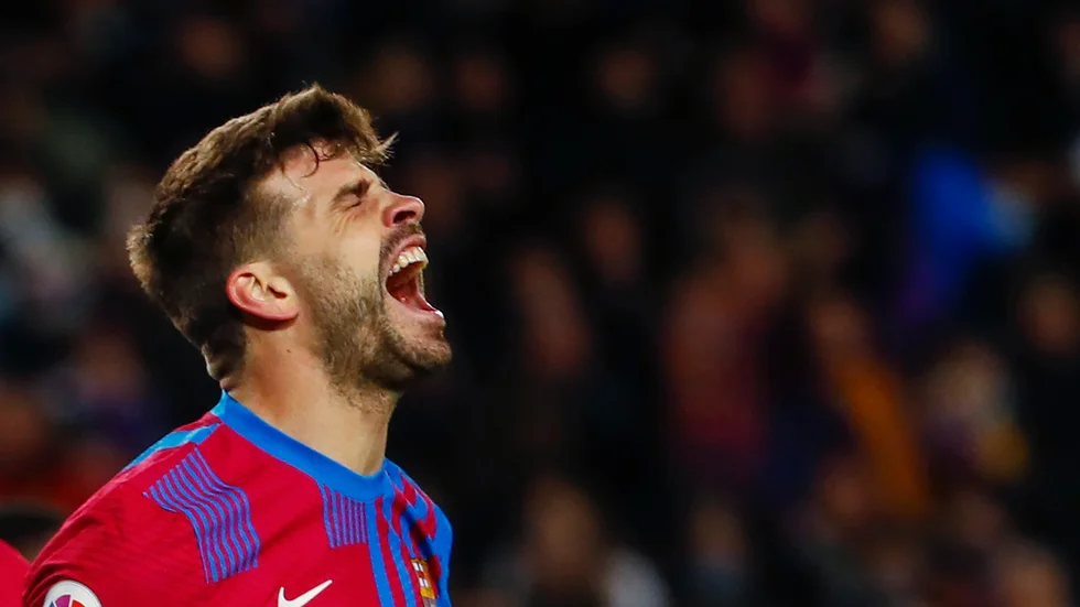 Barcelonas Gerard Piqué är i blåsväder. Arkivbild.