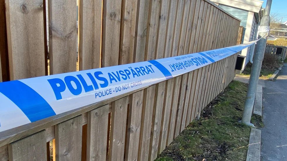 Så här såg det ut i Klockaretorpet på onsdagsmorgonen.