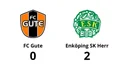 FC Gute förlorade på hemmaplan mot Enköping SK Herr
