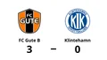 FC Gute B tog klar seger mot Klintehamn