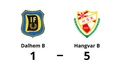 Hangvar B tog kommandot från start mot Dalhem B