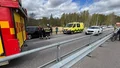 En person till sjukhus efter olycka på Arnöleden