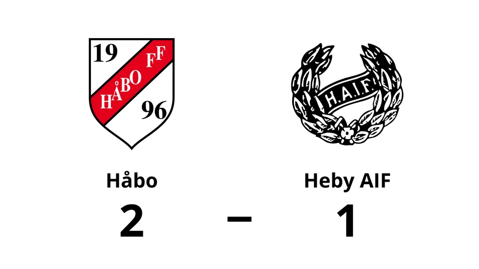 Håbo FF vann mot Heby AIF