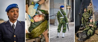 Här är tjejerna som skriver historia vid militären i Linköping