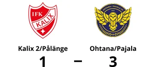 Ohtana/Pajala segrare borta mot Kalix 2/Pålänge