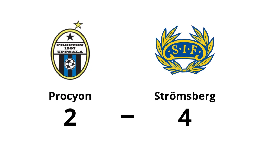 Procyon BK förlorade mot Strömsbergs IF