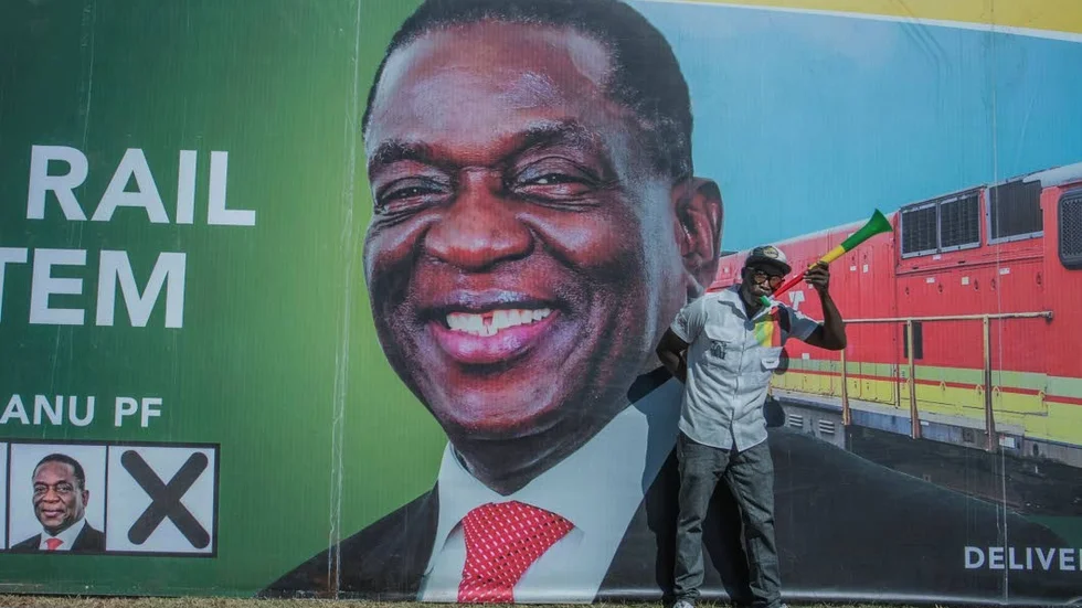 Mugabes blodsbesudlade efterträdare. Emmerson "Krokodilen" Mnangagwa.