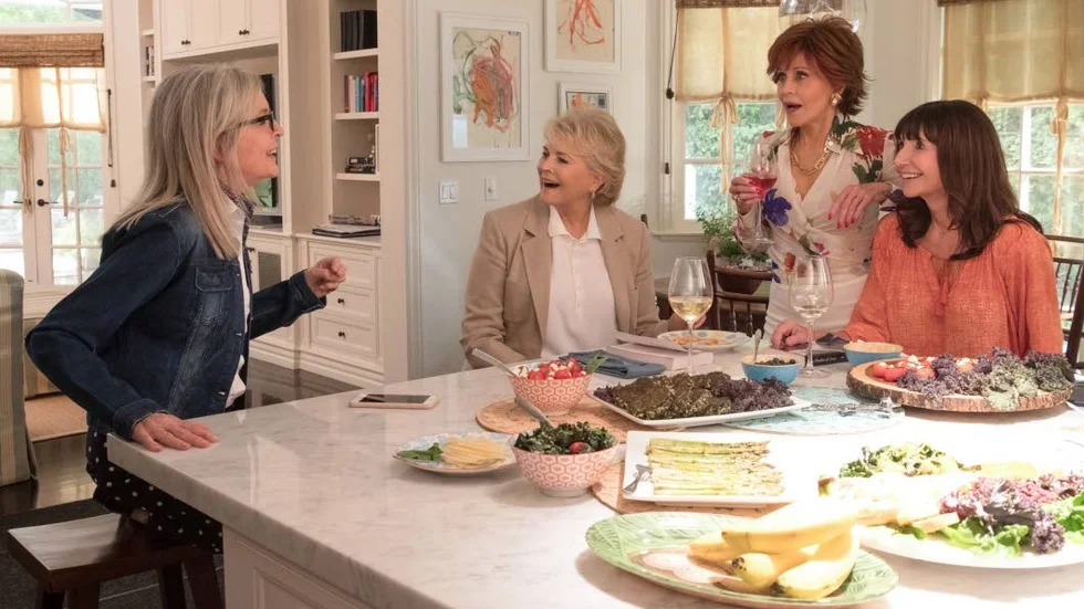 Diane Keaton, Candice Bergen, Jane Fonda och Mary Steenburgen i ”Book club”.