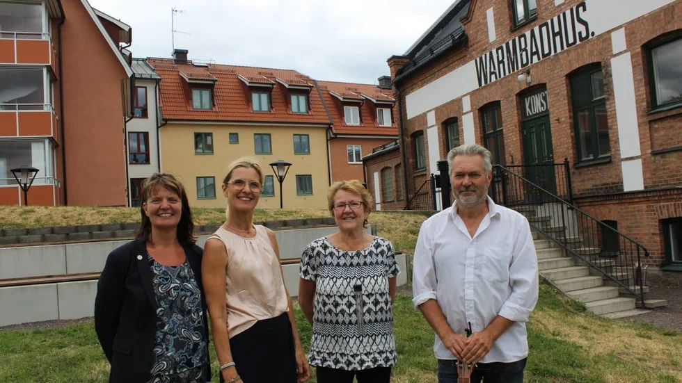 Ingela Nilsson Nachtweij, Annki Waern, Marianne Leijon från studieförbundet vuxenskola och Göran Nachtweij.