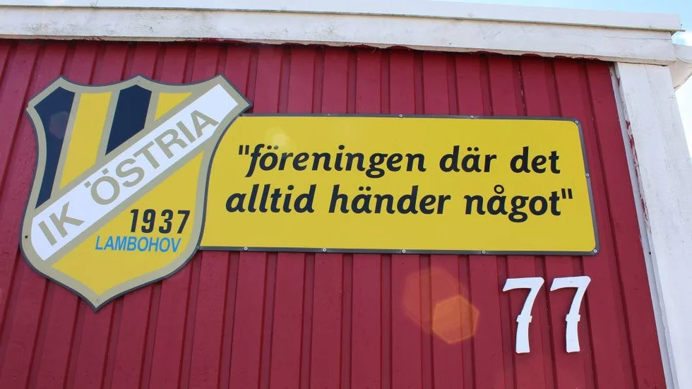 IK Östria är en tongivande förening i Lambohov. "Vi tar ett stort socialt ansvar", säger ordförande Arne Eklund.