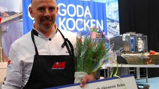 Vinnare. Fredrik Eklund vann ära och prischeck i tävlingen Goda Kocken.