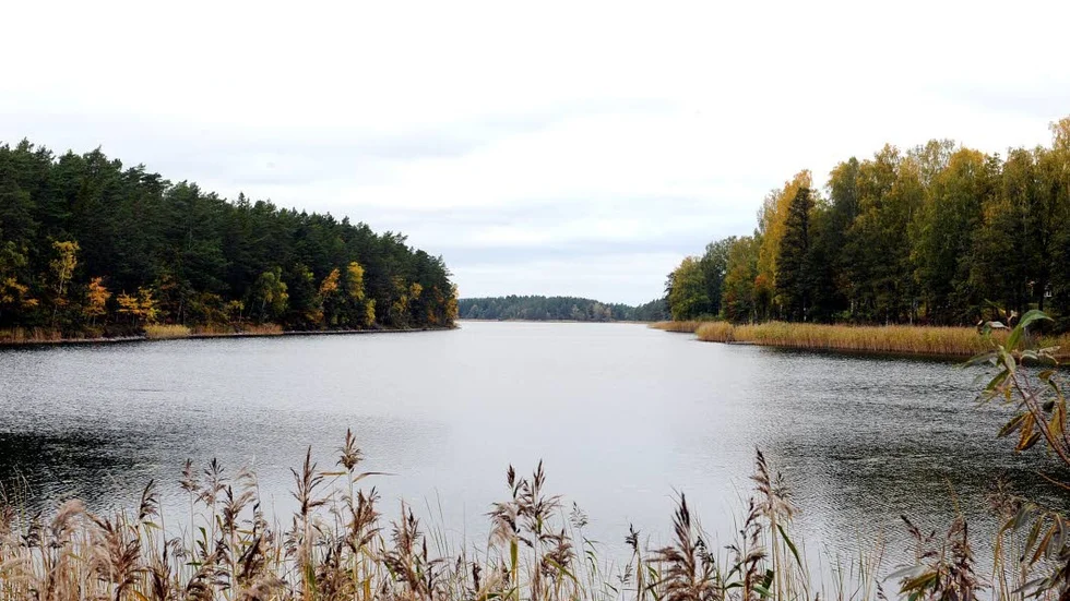 Vattennivån i sjön Hjorten är fortfarande låg för årstiden.