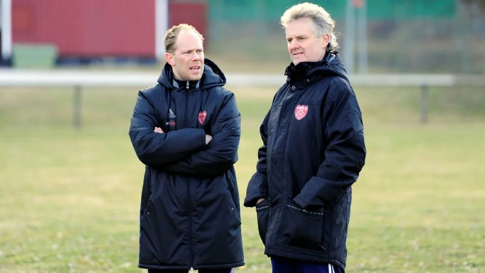 Tjusttränarna Daniel Ringdahl och Rolf Landin var mycket belåtna över deras spelare.