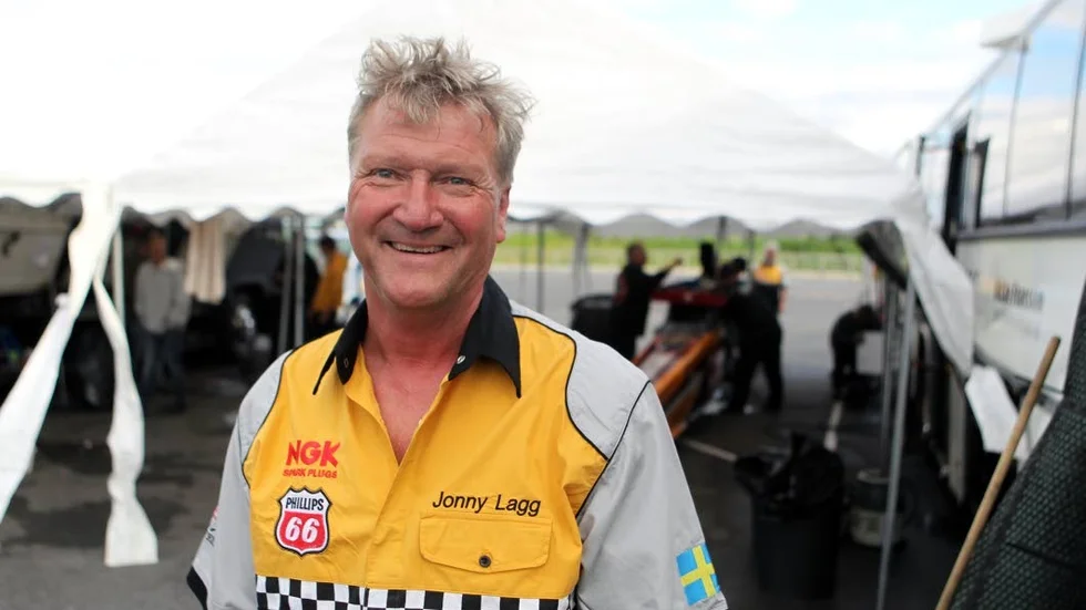 Boxholms Jonny Lagg placerade sig på andra plats i helgens EM-deltävling i Top Methanol. Precis som sonen Isak – men han i klassen Super Street.