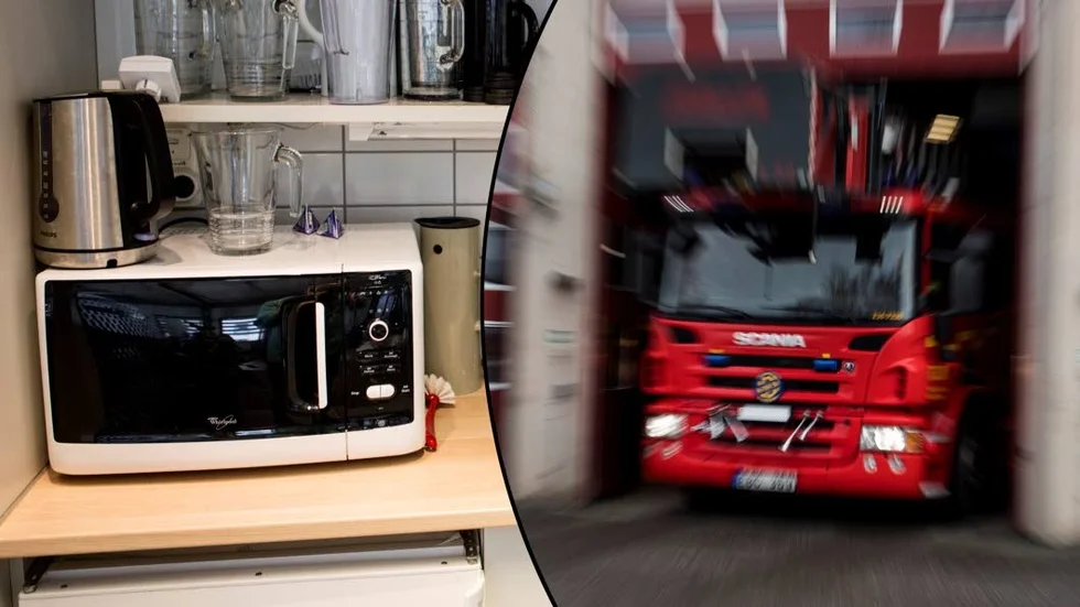 Bränt bröd i en mikrovågsugn ledde till rökutveckling i ett flerfamiljshus i Skäggetorp på torsdagseftermiddagen.