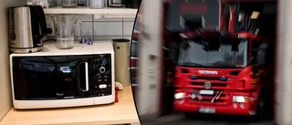 Larm efter bränt bröd i mikro