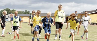 138 barn på Kisa BK:s fotbollsskola