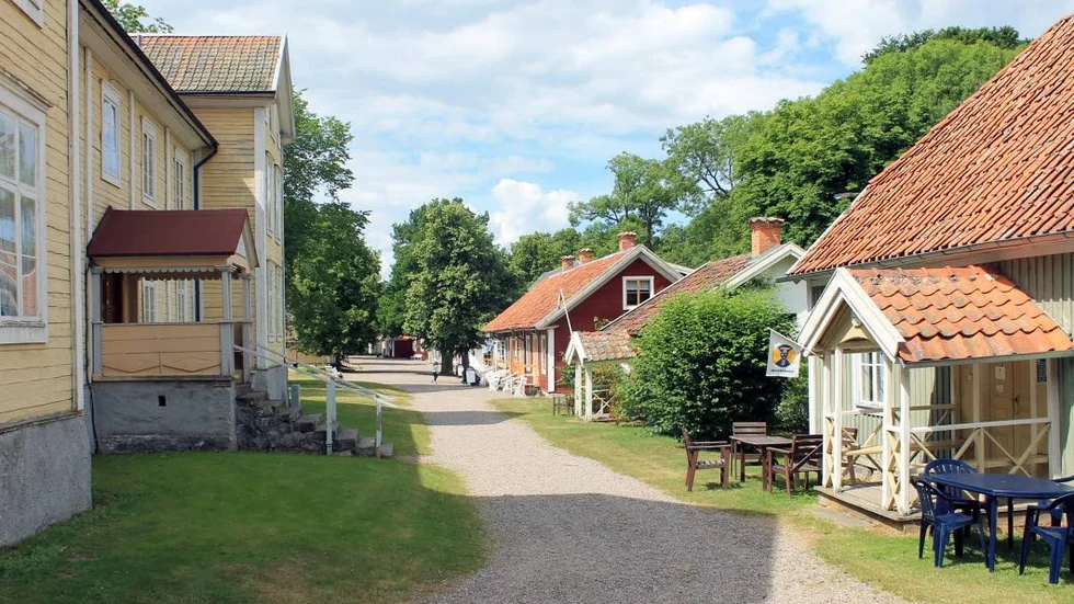 Mockajacka stals under en konfirmation i Medevi Brunn.