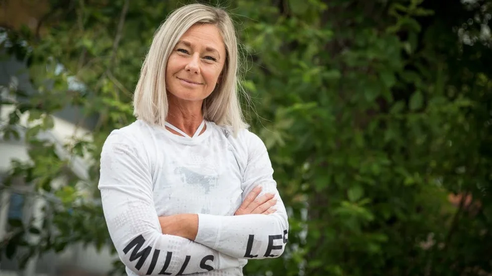 Förutom HR-frågor och ledarskap är Adéle Lantz intresserad av välbefinnande. Hon är en av fyra delägare av TR motion och hälsa. Bilden är tagen strax innan uppvärmningen inför stadsloppet Karhu Run i Västervik.