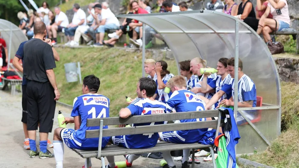 Bild från förra årets final där IFK Västervik förlorade mot Edsbruk.