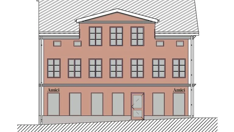 Så här vill frisösalongen skylta på fasaden. Politikerna sade ja.