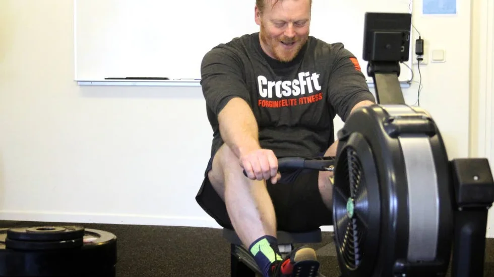 Initiativ. Gareth Bagley drog igång gymmet.