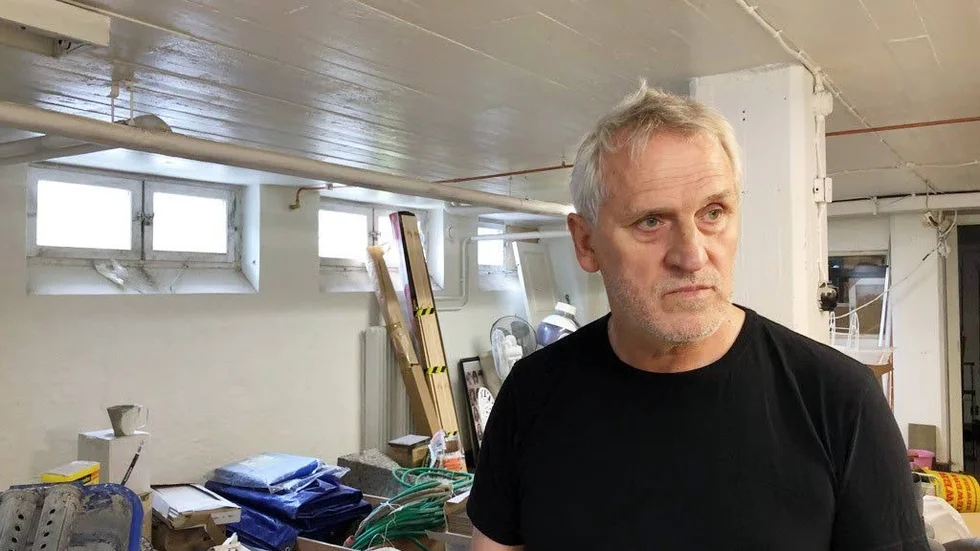 Kenneth Petterssons källarvåning på Östermalmsgatan drabbades hårt av översvämning under onsdagskvällen.