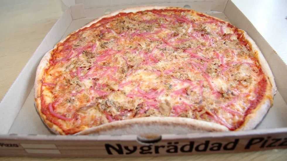 Mannen beställde pizza för över 1600 kronor.