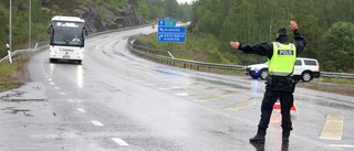Körde full på Gränsövägen