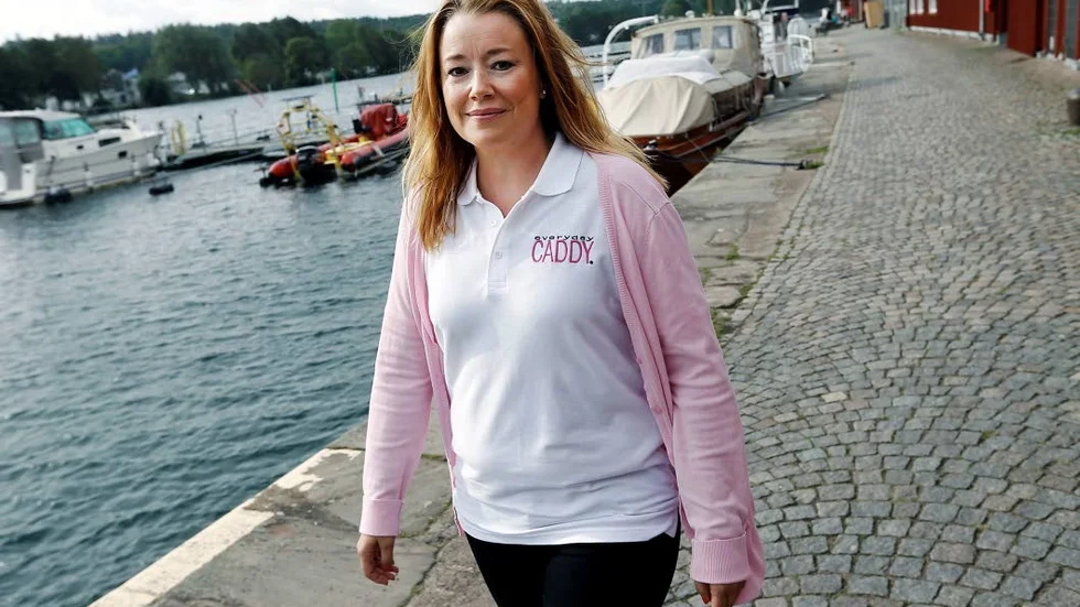 Anna-Stina Pantzare driver i dag eget företag inom hemservice.