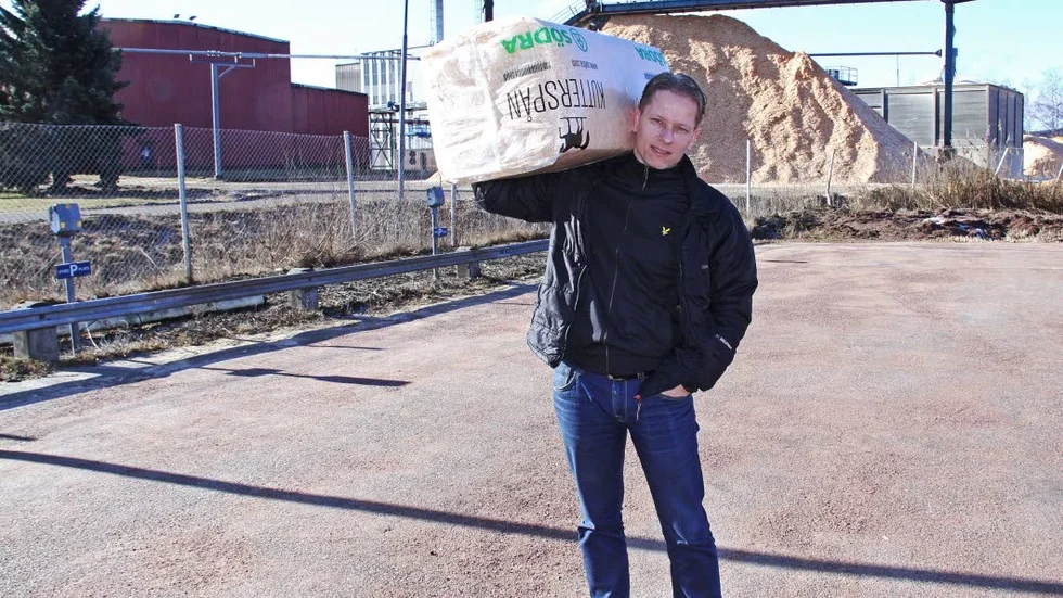 Bäring. Svensk bygghandel har stor betydelse för Kindasågens produktionsrekord, enligt Patrik Wass.