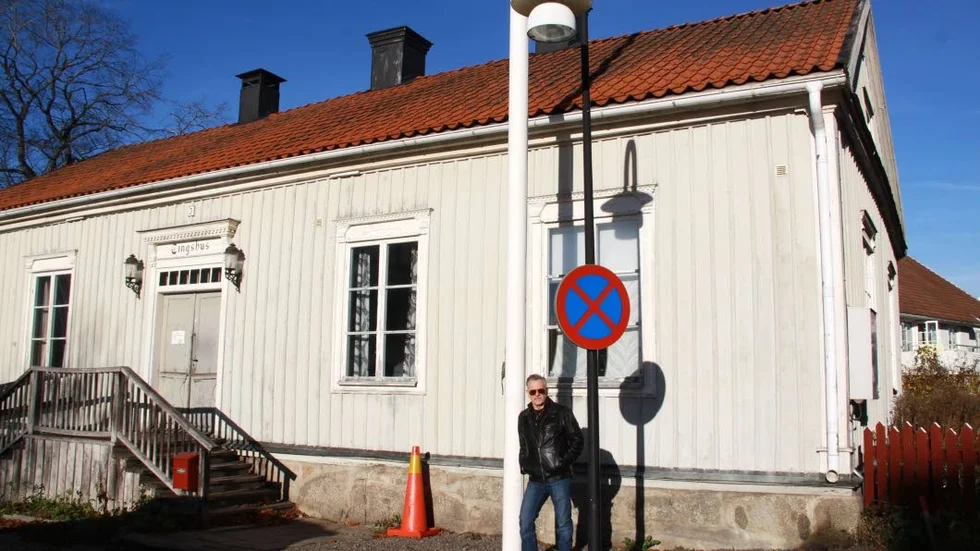 Tar strid. Torbjörn Gustavsson vill slå vakt om Tingshuset som kommunal byggnad.