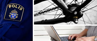 Gillrade cykelfälla ihop med polisen