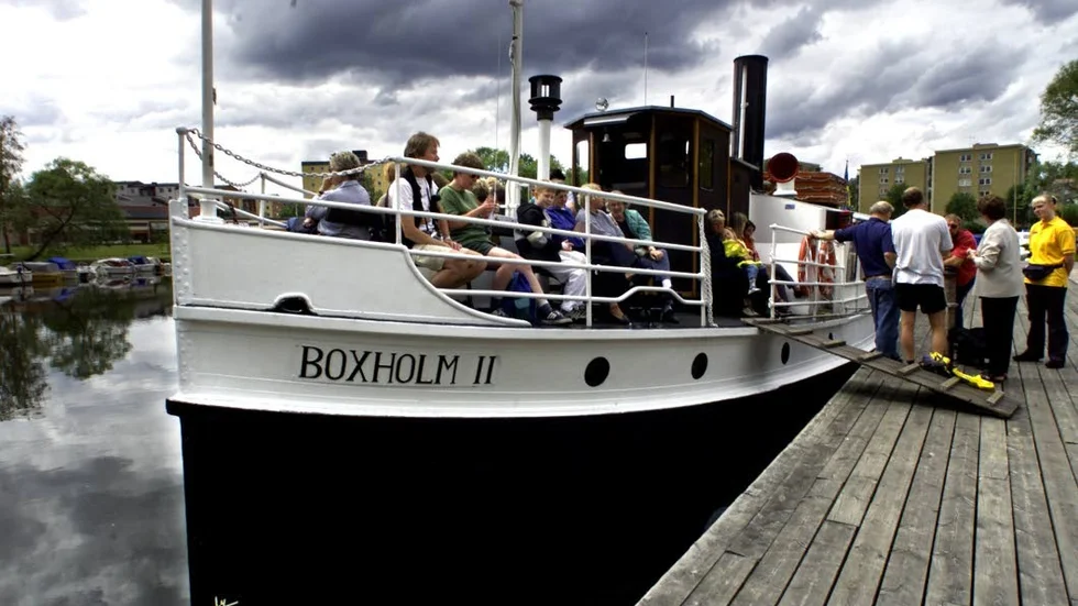 Tranås hamn. Fortsättningsvis blir det hemmahamn för Boxholmstvåan.