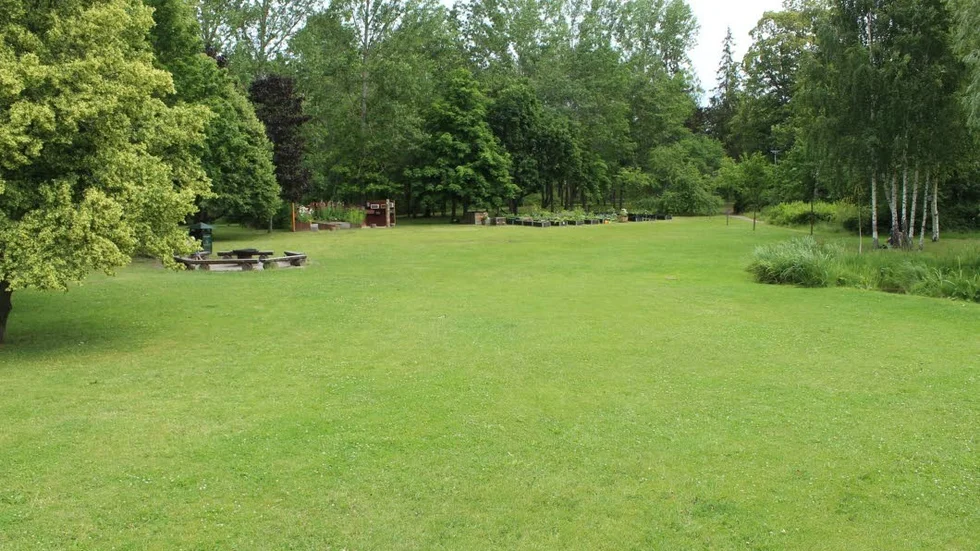 På den här plätten intill Naturcentrum planerar Tekniska verken att bygga den underjordiska vattenmagasinet.