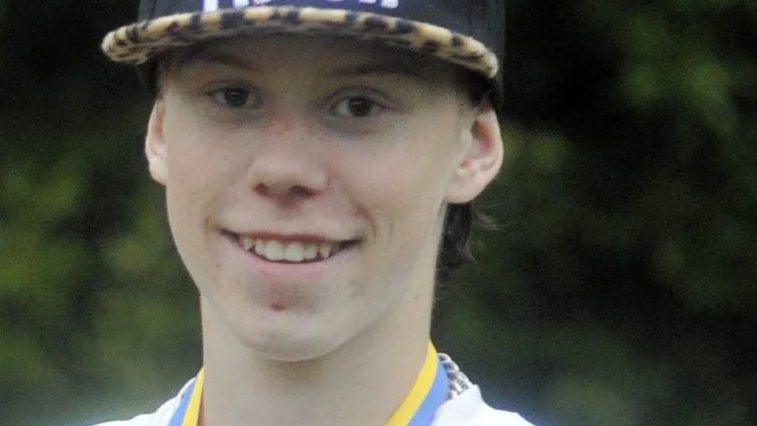 Alex Pettersson, segrare i ungdomsklassen MX2. Foto: Magnus Strömsten