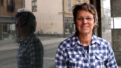 Gun Lindgren är stolt över Nygatans topplacering. Foto: Fanny Miles