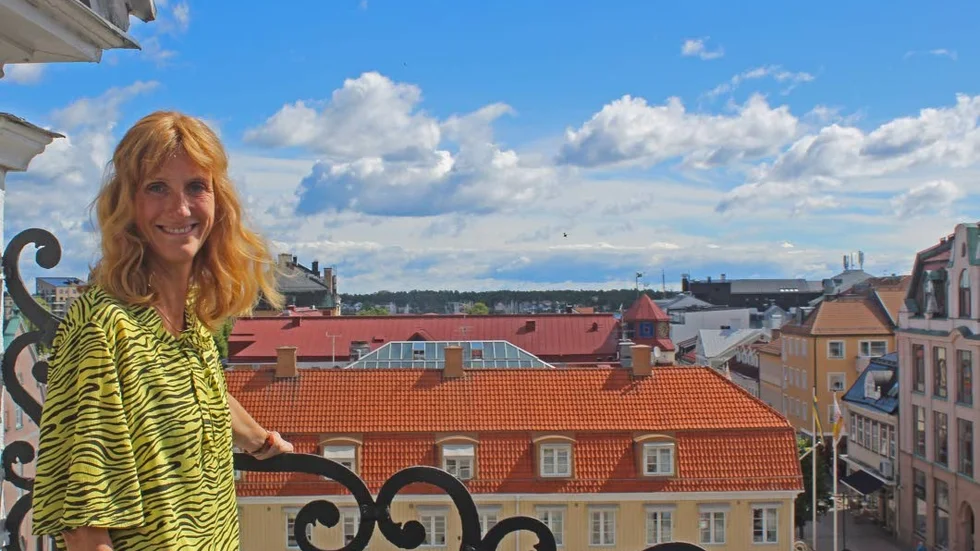 "Vår uppgift på Västervik Framåt är inte att tycka till om planerna, utan att vara länken mellan näringslivet och kommunen", säger Annika Boman, etableringschef på Västervik Framåt. 