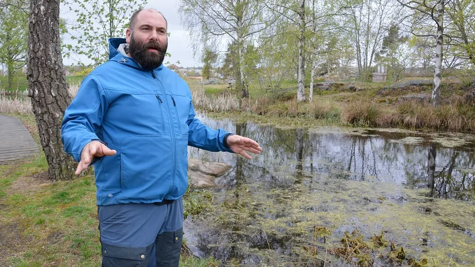 Markus Nord på Naturum presenterar veckans fototema som är vatten.
