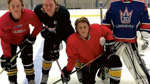 Vimmerbyspelarna Hugo Petersson, Tobias Fridh, Adam Koponen och Max Petersson var med i det Smålandslag som kvalificerade sig för huvudturneringen i TV-pucken.
