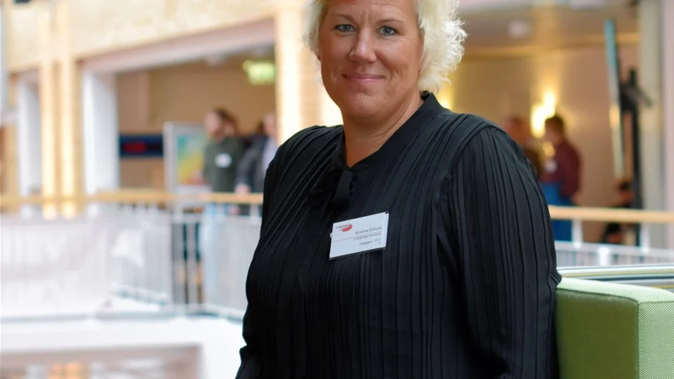 Stina Edlund konstaterar att det går åt rätt håll. Foto: Tommy Pettersson