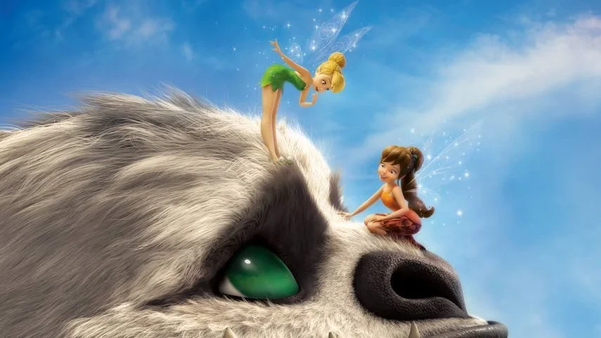 Gruff. Ett mystiskt djur dyker upp i Älvdalen och Tingelings kompis, djurälvan Vinka döper det raskt till Gruff. 
Foto: Disney