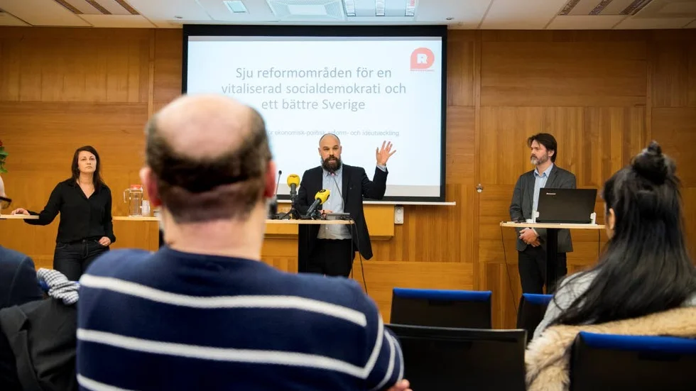 Daniel Suhonen (S) presenterar sin nya S-förening.