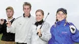 Bråvikens kvartett i JSM. Robert Falk, Henrik Lenngren, Karin Kinnerud och Lotta Lovén är redo för JSM i Helsingborg.
FOTO: ROBERT SVENSSON