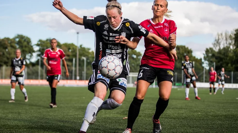 Matchen mot LB07 kostade mycket energi från Cecilia Edlund och övriga i Piteå IF.