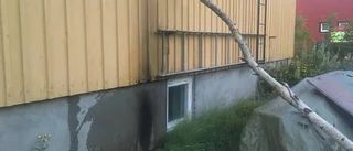 Brandbomb mot villakvarter i Piteå
