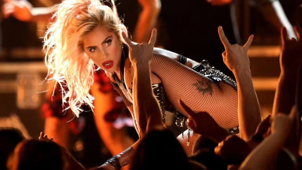 Popsångerskan Lady Gaga är självklar på listan med peppig politisk musik.