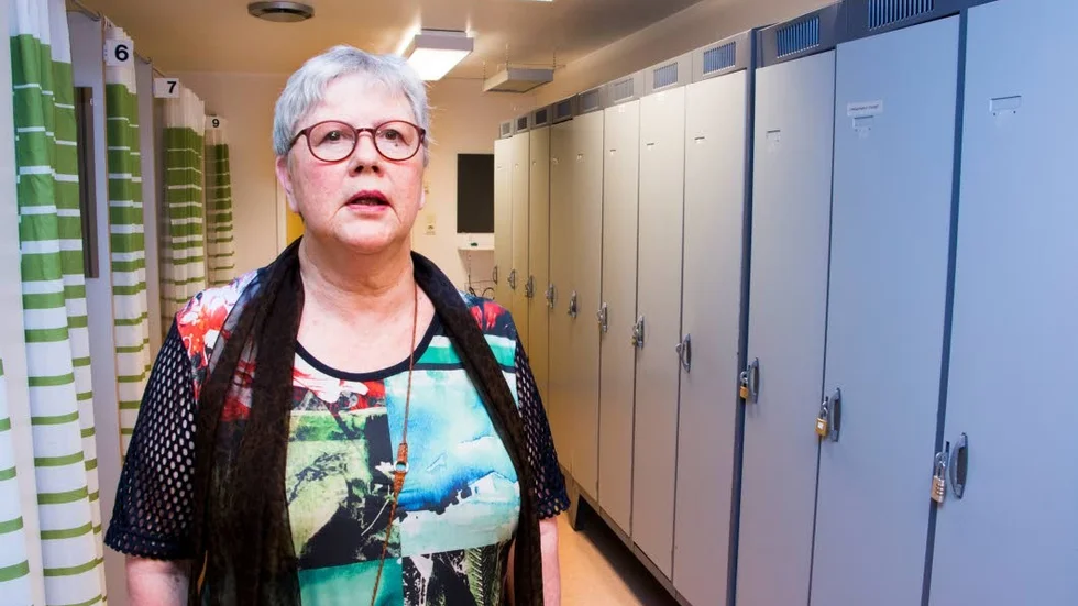 "Det är vägen till ett bättre liv", säger Anita Berglund, ordförande i Hjärt- och lungföreningen i Piteå, om träning i varmvattenbassäng. (Arkivbild)