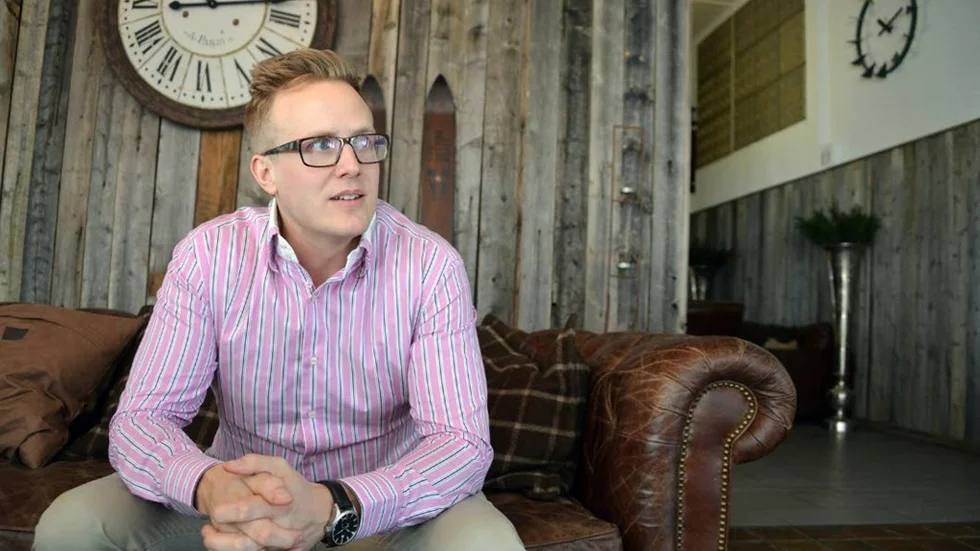”Det har förekommit att vi haft minderåriga som garderobiärer, men vi har slutat med det”, säger Hotell Laponias vd Kristofer Lundström. (Arkivbild)
