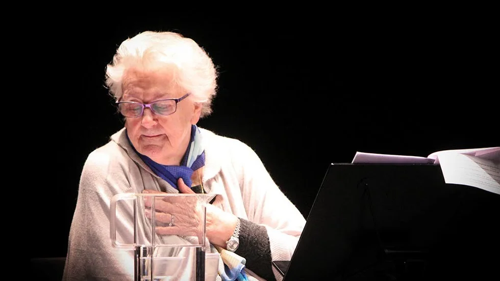 Foto från Dorothy Irvings besök vid Sibelius-Akademin nyligen.
